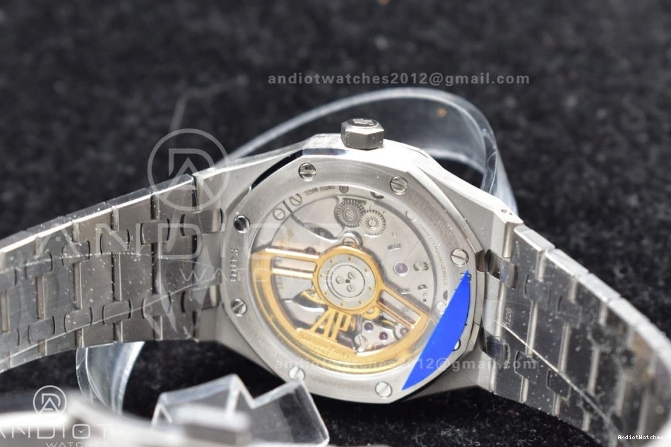 Royal on Bracelet SS Super SS Clone 15500 1:1 Oak APSF Blue Textured 41mm 445 Best Lightweight Dial A4302 Edition 1011
